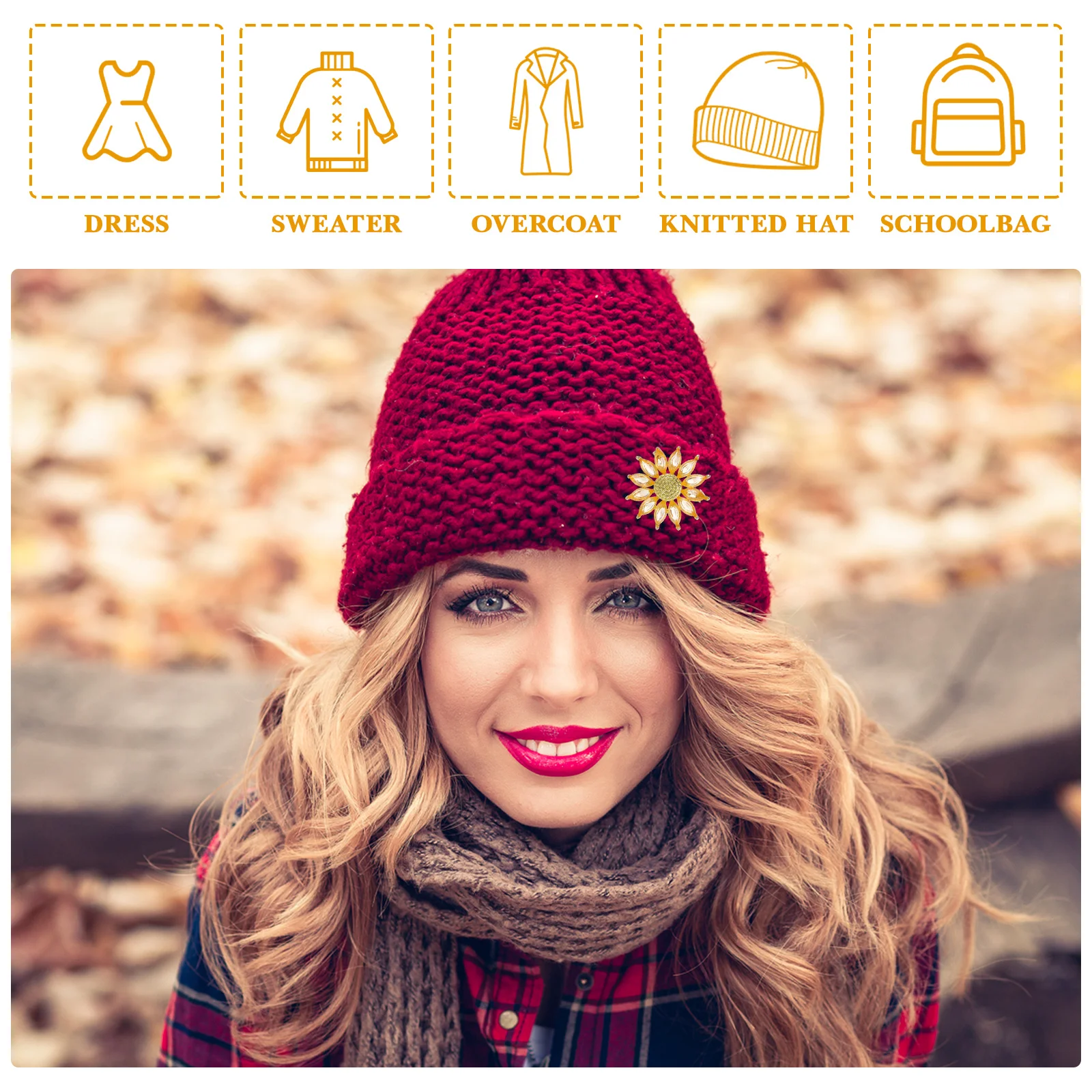 دبوس بروش على شكل زهرة كريستال للنساء مجوهرات أنيقة على شكل طية صدر السترة إكسسوار ديكور هدية عيد الحب وحفلات عيد الميلاد #5