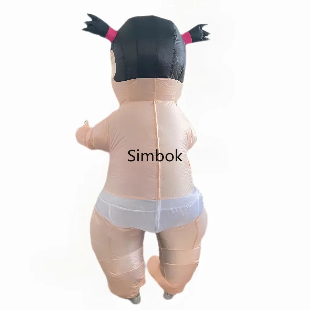 New Boys Girls Baby Inflatable Clothing Adult Cosplay Mascot Costume Opening Celebration Performance Inflated Garment