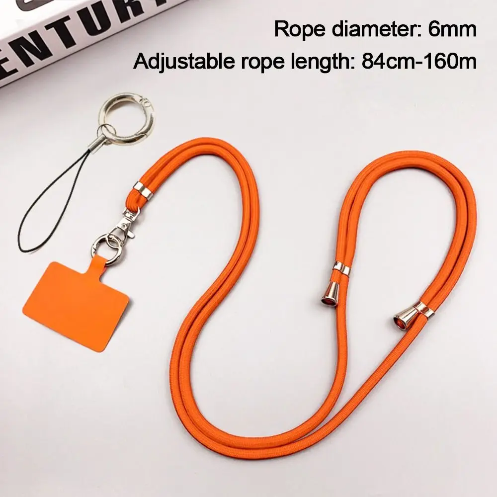 Universal Crossbody Phone Lanyards with Patch Adjustable Mobile Phone Strap Lanyard Neck Rope for Cell Phone Hanging Cord Strap