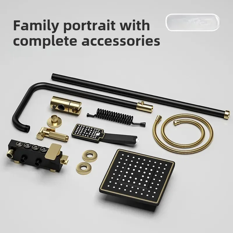 Shower Full Set of Household Bathroom Shower Head Set Engineering-specific Shower Faucet Set Bathroom Shower Douche