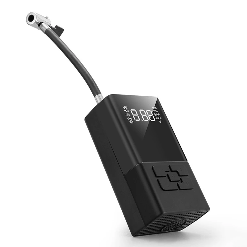 

Цифровой воздушный насос WFF 5 В, многофункциональный воздушный насос для мотоцикла со встроенной батареей 5200 мАч и светодиодной подсветкой