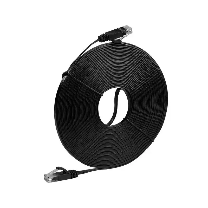 0.3m 0.5m 1m 3m 5m 10m 20m 30m Cat 6 Flat Ethernet Cable UTP 1000M Network for Laptop Router PC Router PS5 PC 4 3 Xbox Modem
