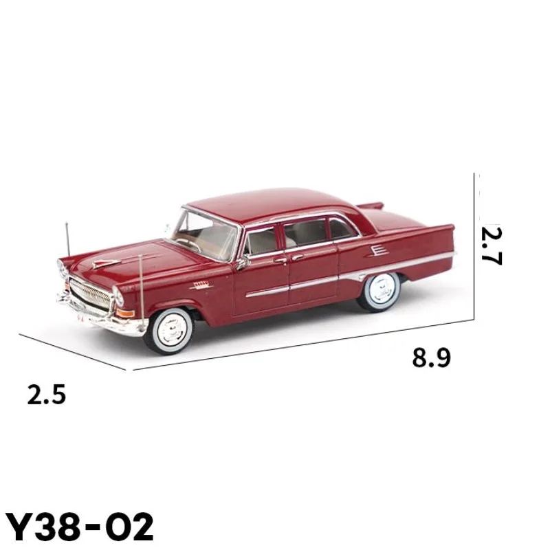 Xcartoys 1:64 Hong-qi CA72 Y38-02 Red Alloy Simulation Model Car