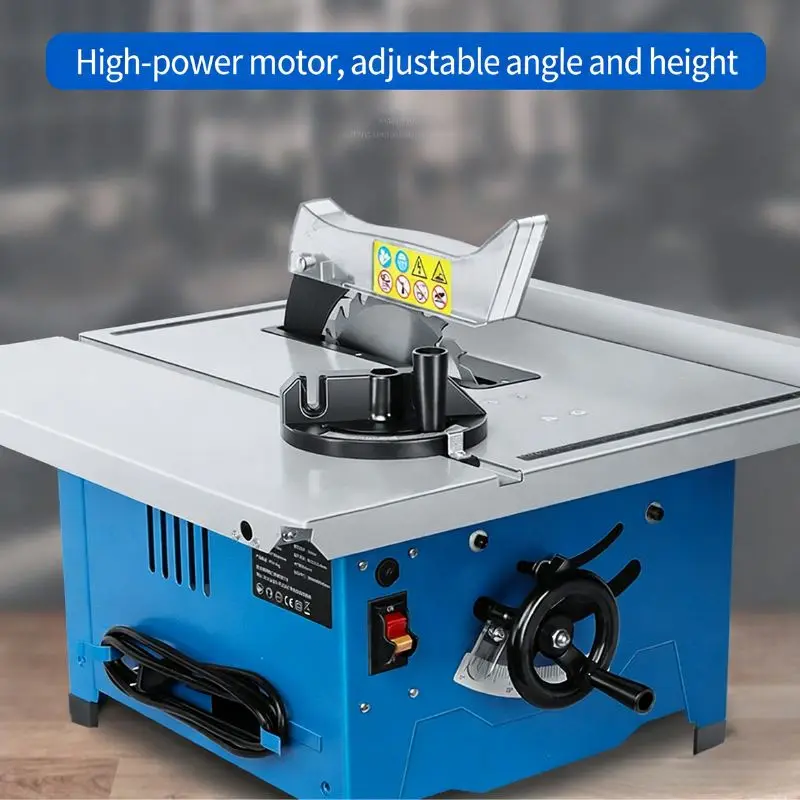 8 Inch New Desktop Mini Table Saw 45 Degree Bevel Cutting Saw DIY Household Woodworking Cutter