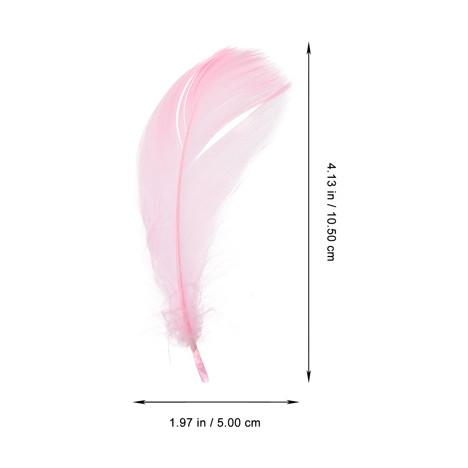 

15pcs Decorations Pink Plume Photo Props for Manicure Display Shooting Background Lightweight Tiny Plumes Bulk