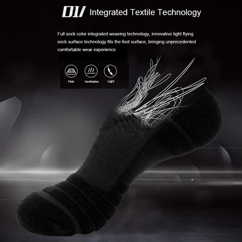 Men Women Running Ankle Socks Athletic Cycling Basketball Socks Anti-slip Breathable Quick Dry Fitness Short Tube Sport Socks