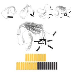 1 Set USB AAA Battery Eliminators Replacement For 4.5V 3V AAA Batteries Integrated USB LED Empty Battery Light String