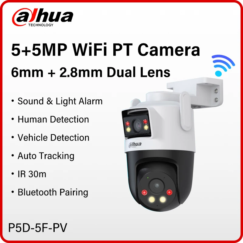 Smart Home Imou - Dahua 5+5MP WiFi PT Camera AI