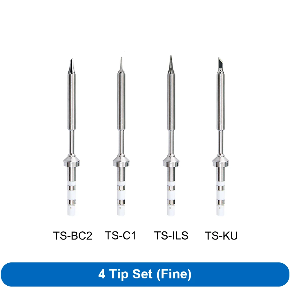 Pine64 TS101 Soldering Iron Tip TS-B2 BC2 Replacement Models for Pinecil Soldering Iron TS Series Combination Package