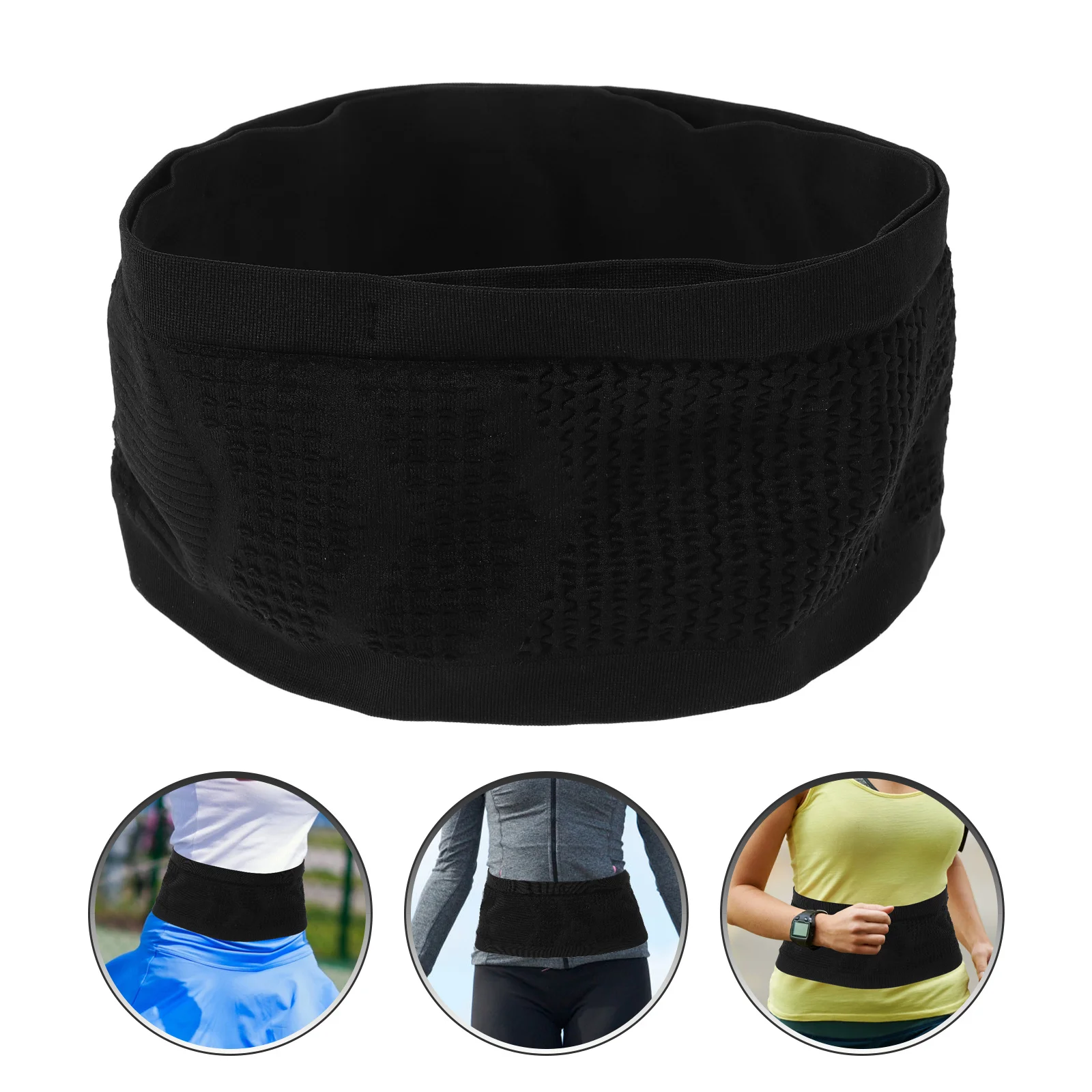 

1pc Running Waist Pack Large Capacity Breathable Lightweight Belt Bag For Hiking Jogging Cycling Outdoor Sports Travel Fitness