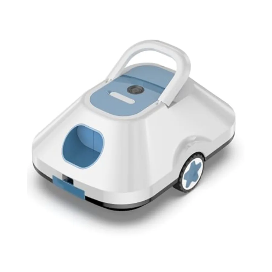 C2 Cordless Robotic Pool Cleaner with Dual Motor 150-Min Runtime Pool Vacuum for Above Ground Pool Up to 1100 Sq.Ft 2.7L Large