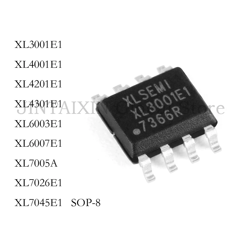 10PCS XL3001E1 XL4001E1 XL4201E1 XL4301E1 XL6003E1 XL6007E1 XL7005A XL7026E1 XL7045E1 SOP-8 IC CHIP NEW STOCK