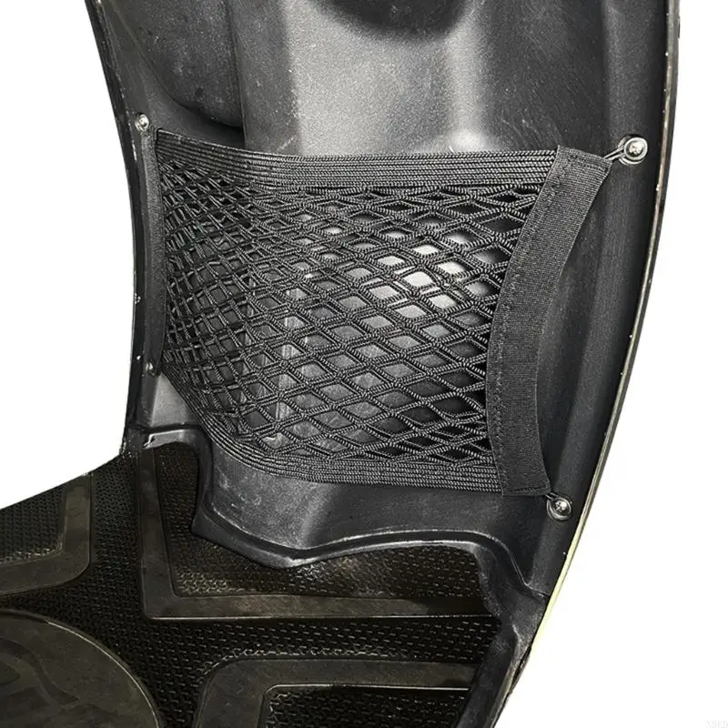 N5KDバイクストレージネット強力ポリエステルメッシュホルダーメッシュオーガナイザー用スクーター用