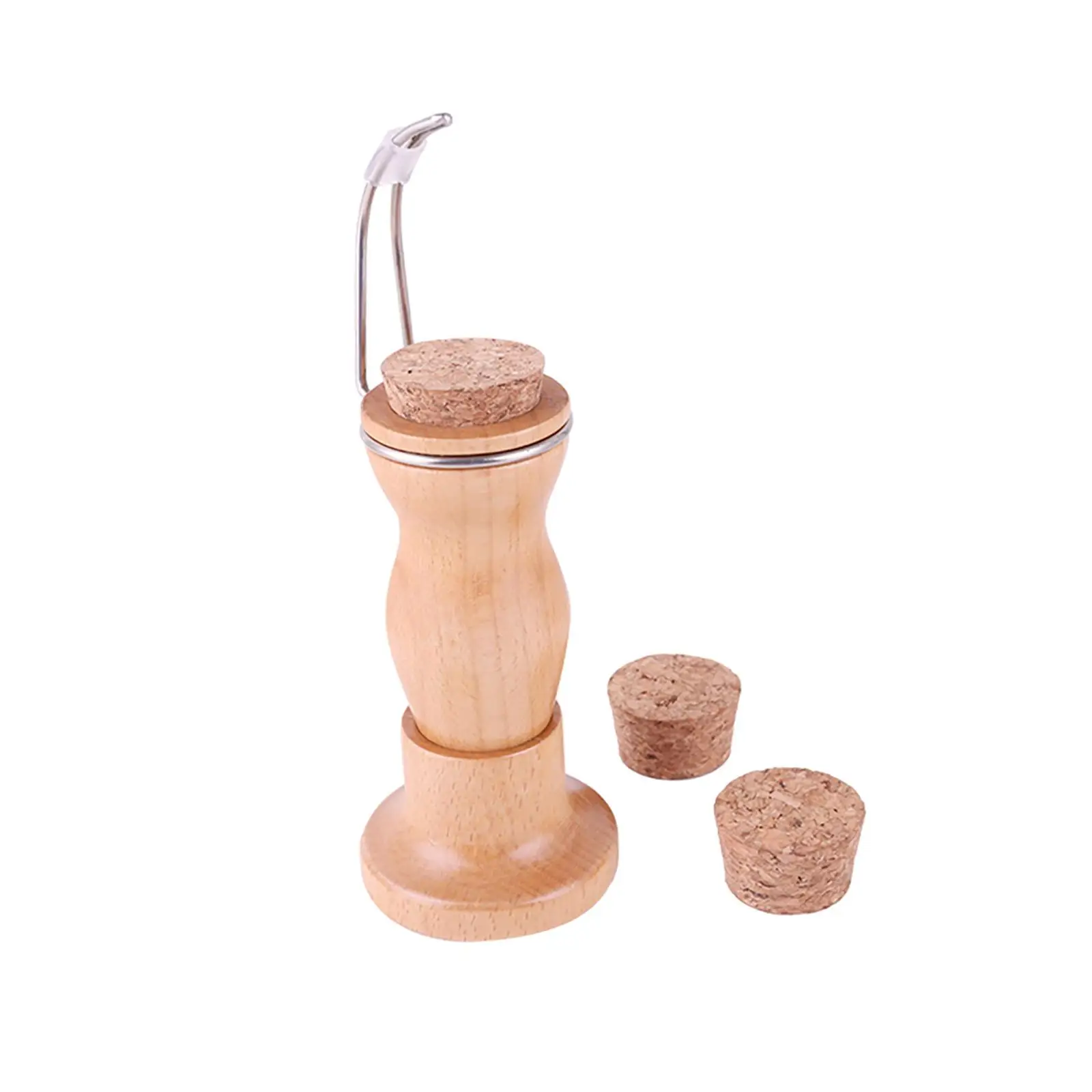 Miniature Painting Handle Figurines Coloring Craft Supplies Model Figure Painting Holder Easy to Use Includes 3 Cork Bases