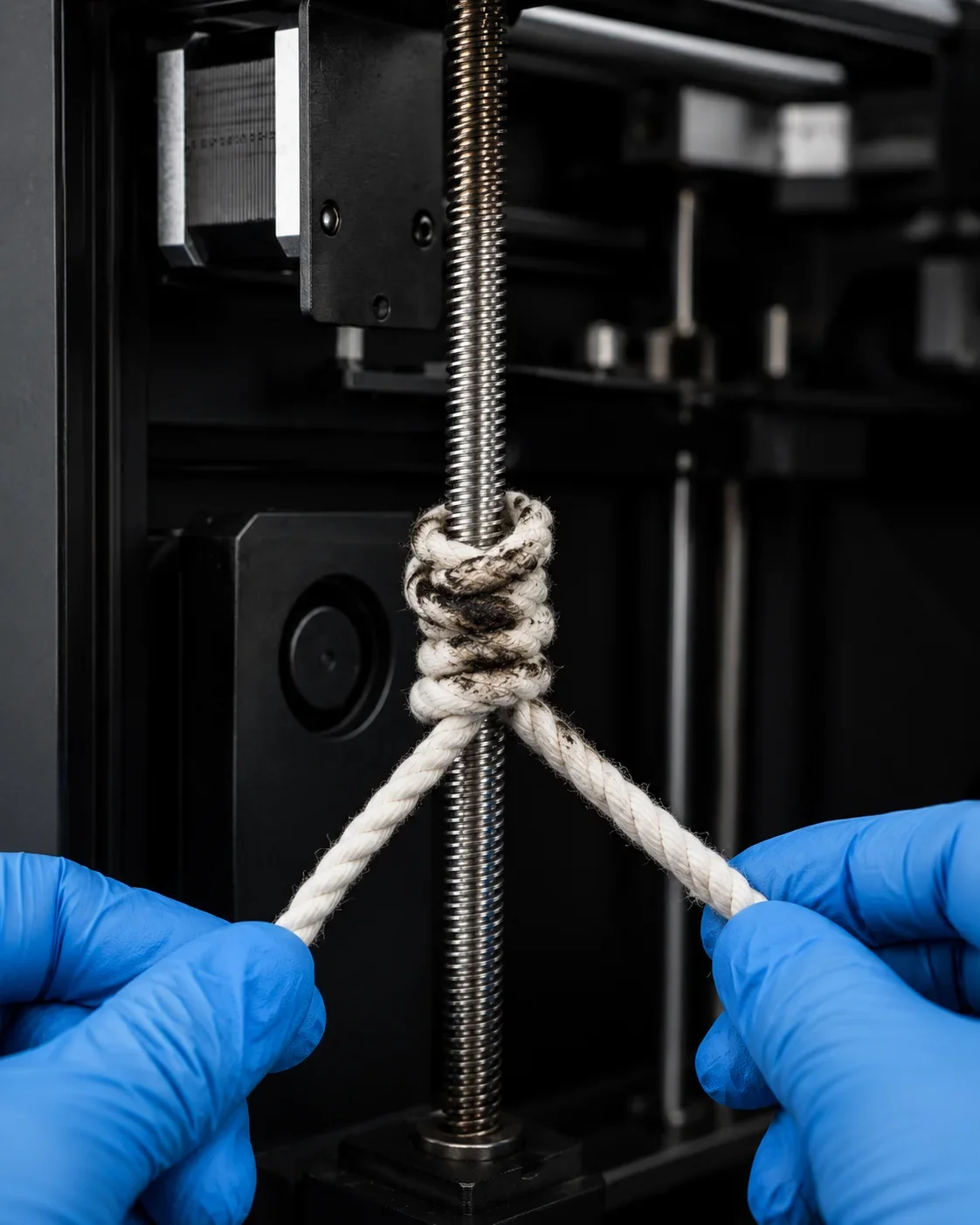 3D-Drucker Reinigungsfilament 1M Düsenreiniger-Seil Extruder-Reinigungswerkzeug zur Entfernung von Staubrückständen für FDM 3D-Druckzubehör – Detail 4