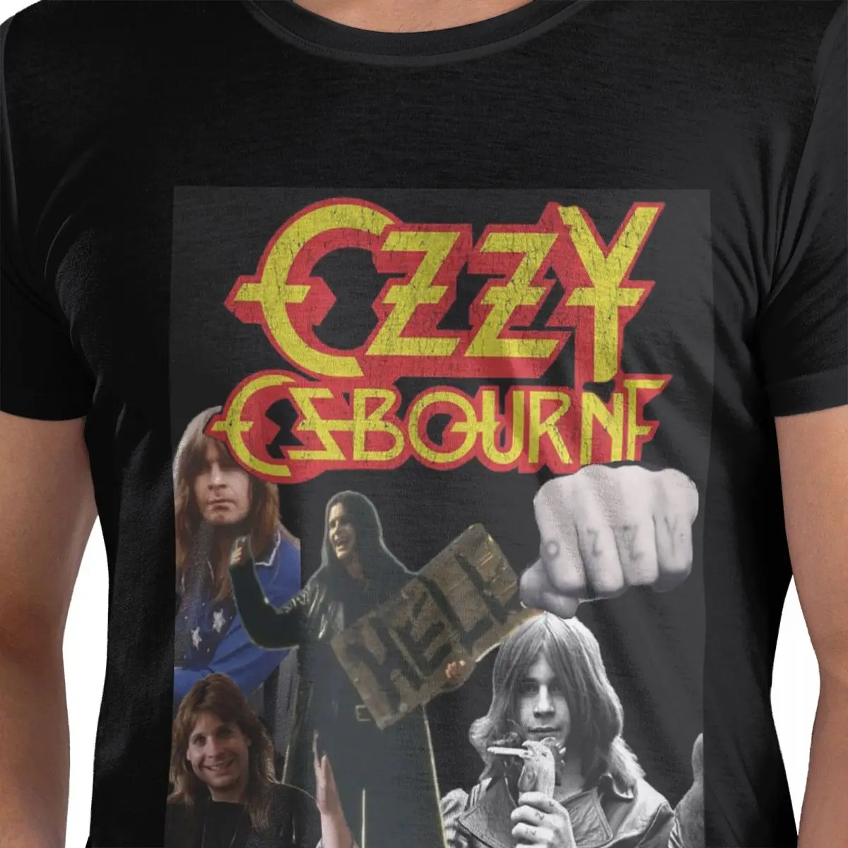 

Ozzy Osbourne 100% Cotton T-Shirt Men's Classic T Shirts Men O-Neck Short Sleeve S-6XL