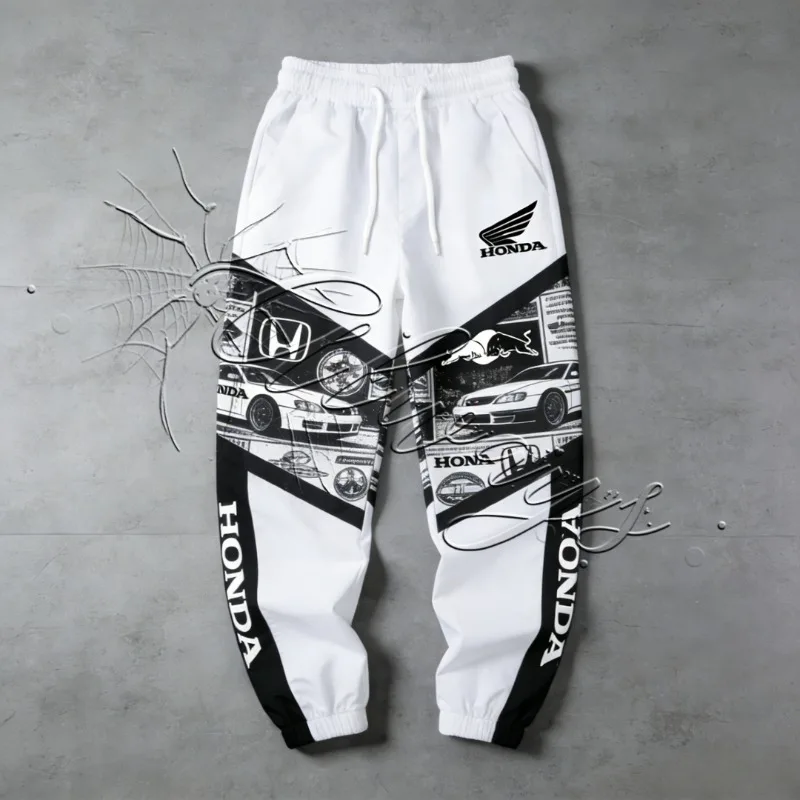 

2026NewCycling Specific Quick Drying Sun Protection Pants Honda Racing Enthusiasts MOTO Off-road Pants Men's Fashion Retro Pants