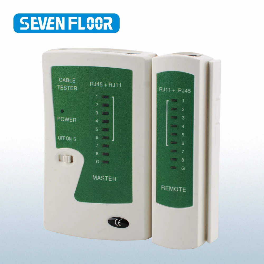 Network Cable Tester RJ45 Ethernet Cable Tester Lan Test Tool For Cat5 Cat6 CAT7 8P 6P LAN Cable And RJ11 Telephone Cable