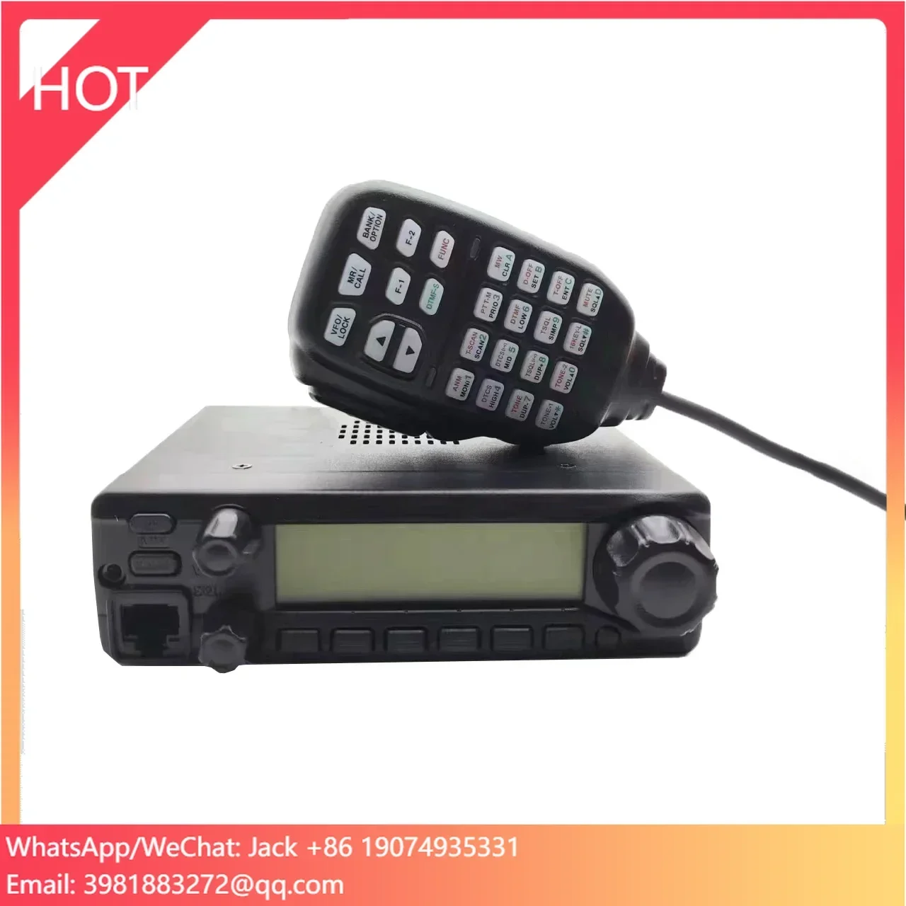 

65W IC-2300H VHF 136-174Mhz FM Tranciever Made Japan Mobile Car Walkie Talkie Vintage IC 2300H Walkie Talkie Long Range