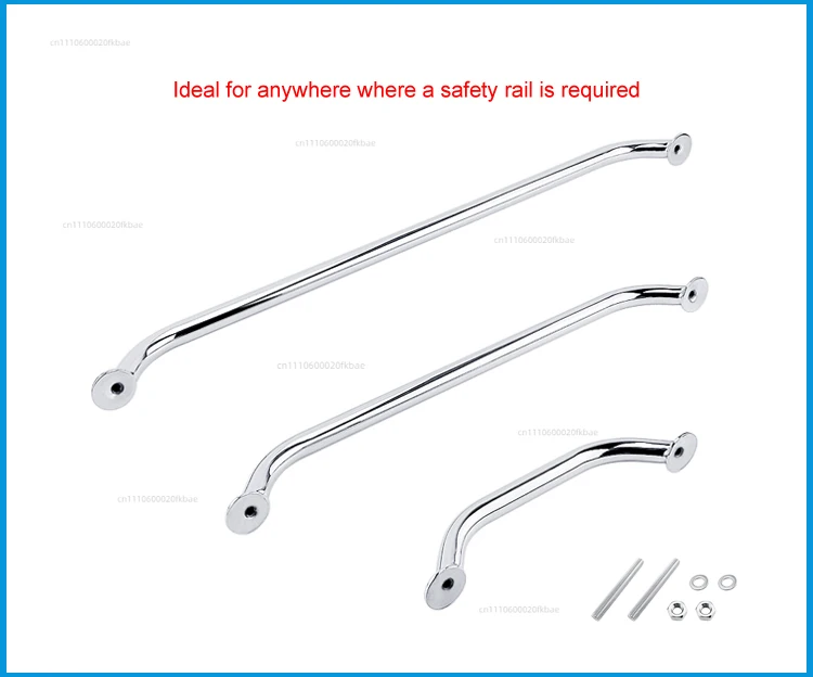 SS 316 Grab Handle Door Handrail Grip Rail  Bar  with bolt Boat Hatch Yacht Marine Bathroom Hardware