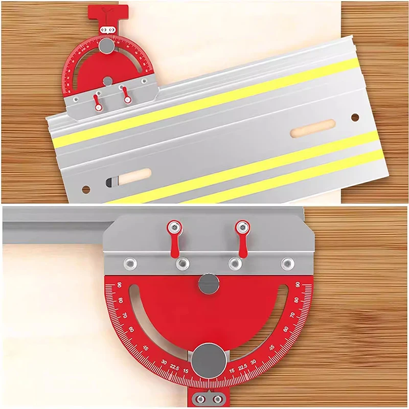 Woodworking Guide Rail Angle Plate Electric Circular Saw Slide Engraving Machine Open Plate Auxiliary Rail Suitable for Festool
