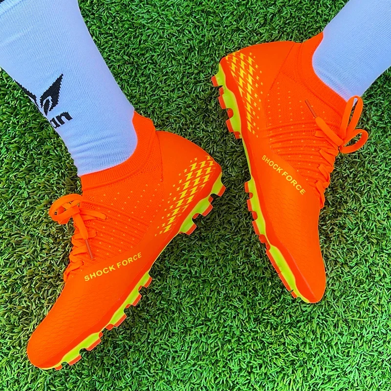 Professional Men Football Shoes Society Cleats Original Sneaker Indoor Soccer Shoes Fast Non Slip Training Football Field Boots