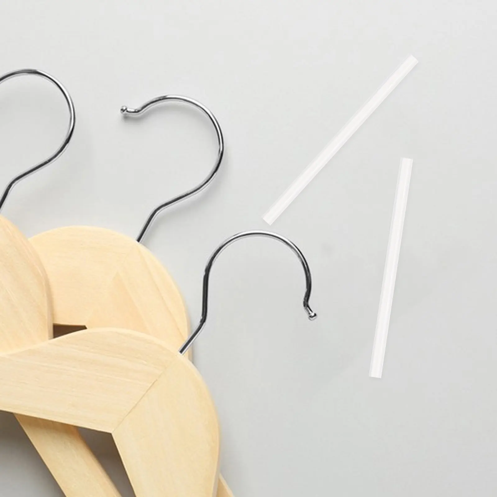 100Pcs Hook End Caps PVC Tubing Non-Slip Protective Tip Covers for Metal Wire Hooks Wardrobe Storage Wire Hook Tip Cover