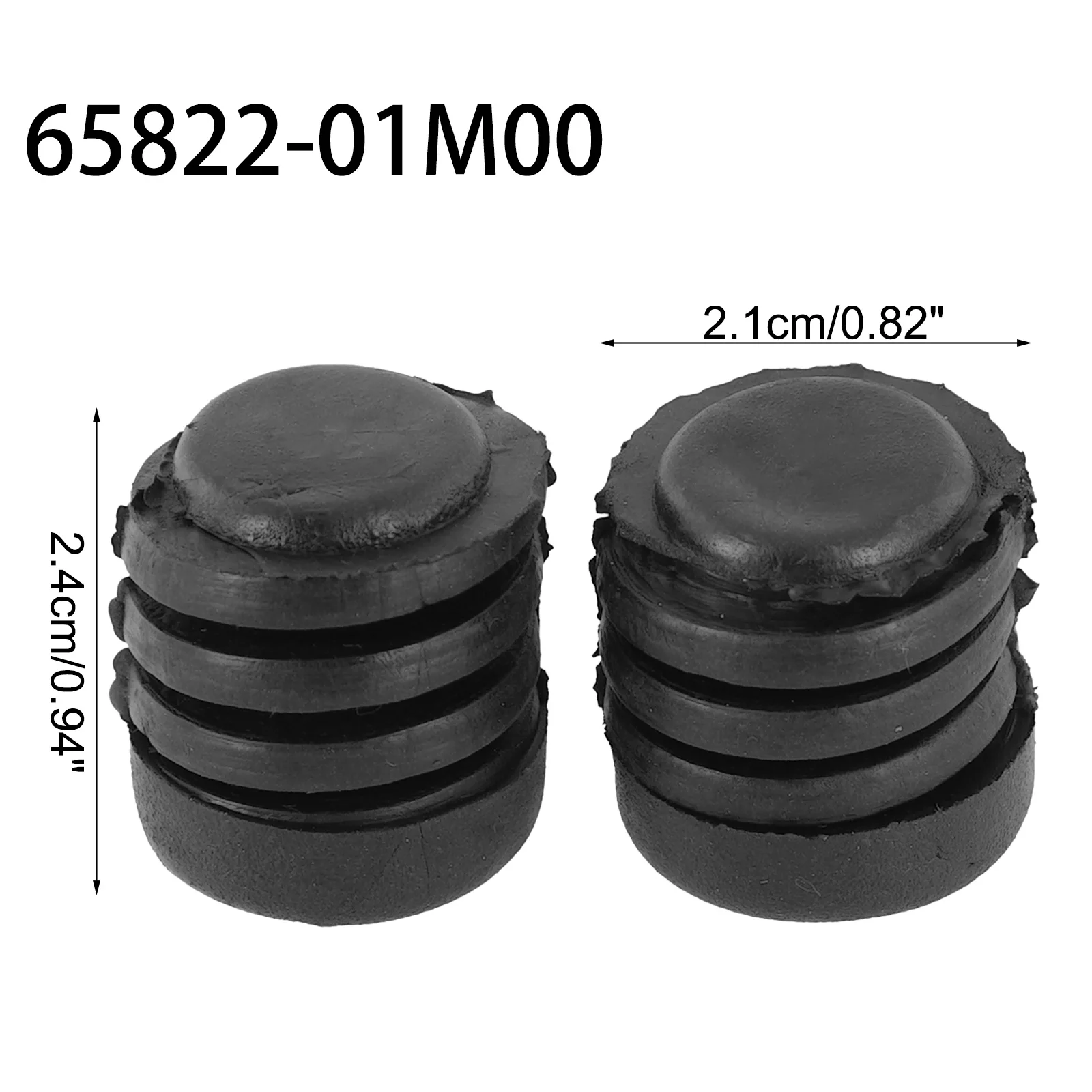 Auto Parts Buffer Bumper Car Engine Hood Bonnet Door Buffer Cushion Rubber Mount Kit 65822-01M00 Rubber Tool High Quality