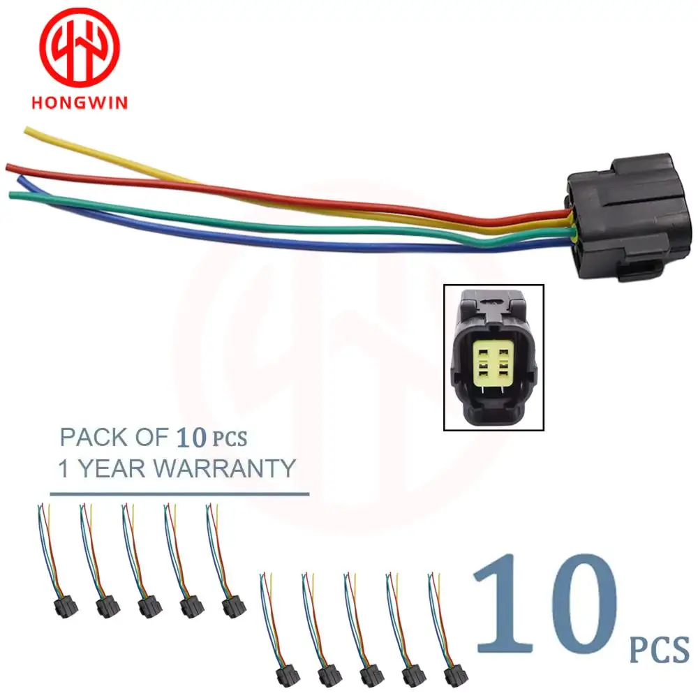1/5/10PCS 4 Pin Auto Connector Pigtail Harness Plug 4 Wires For Oxygen Sensor Pressure Switch Throttle Pedal Repair