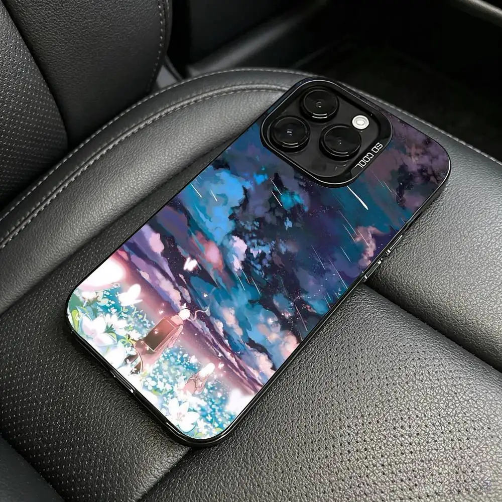 Anime M-Mushishi Phone Case For iPhone 17,16,15,14,13,12,11 Plus,Pro Max,XS,Colorful Silver Cover view 2