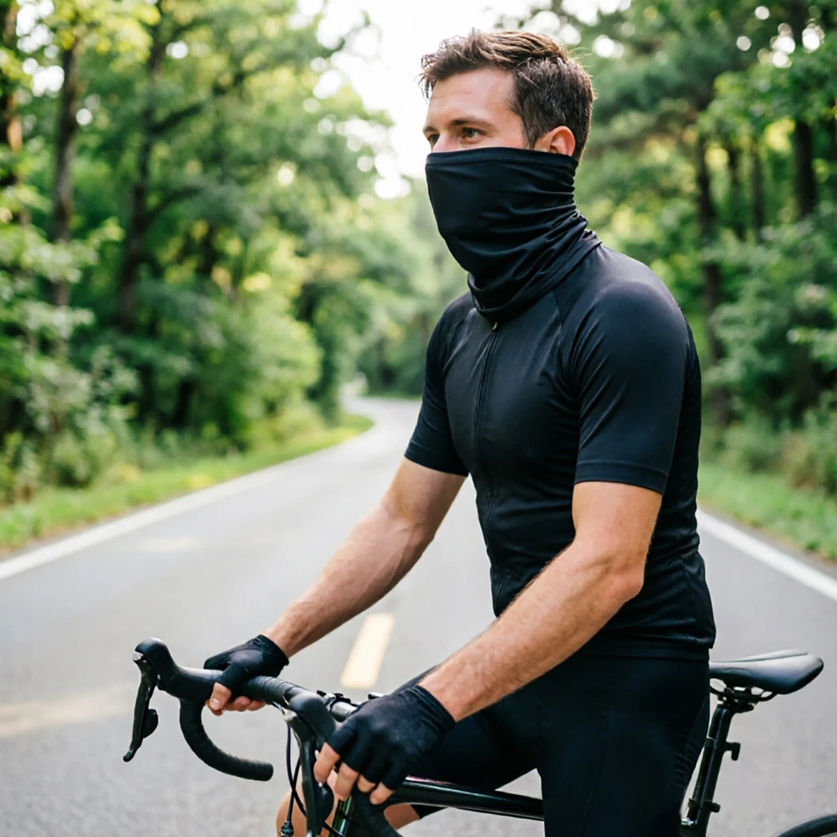 Summer Camo Breathable Cycling Hunting Face Mask Hat for Men Women Sunscreen Bandana Running Hiking Ski Mask Neck Gaiter Scarf