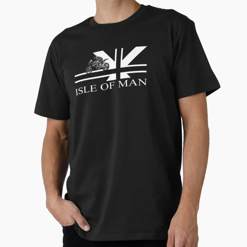 

moto race Isle Of Man TT Gift T Shirt Road Racing Motorcycle Graphic Clothes 0609 Short Sleeve Round Neck Tee US Size Tops S-6XL