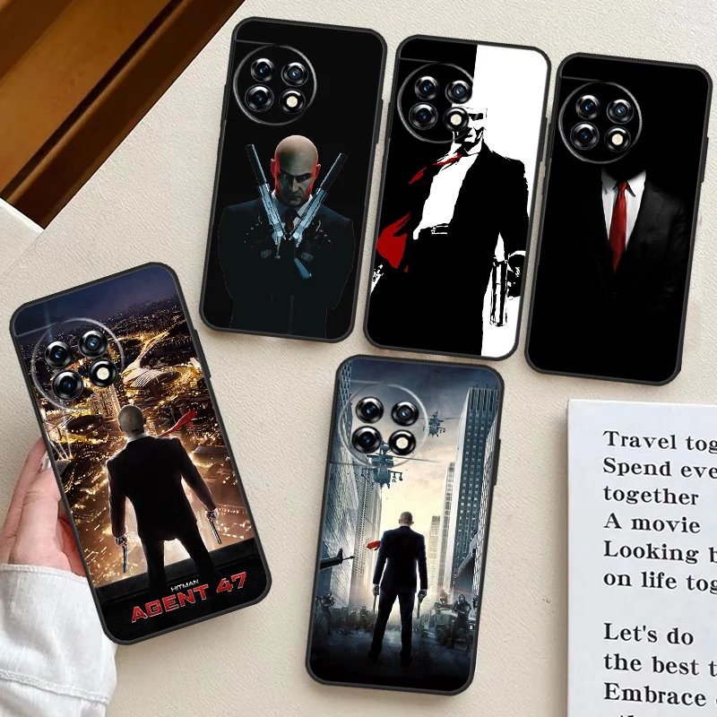 Man Hitman Agent Case For OnePlus 12 11 9 10 Pro 8T 9R 10T 10R 12R OnePlus Nord N20 N10 2 2T CE 3 Lite Cover