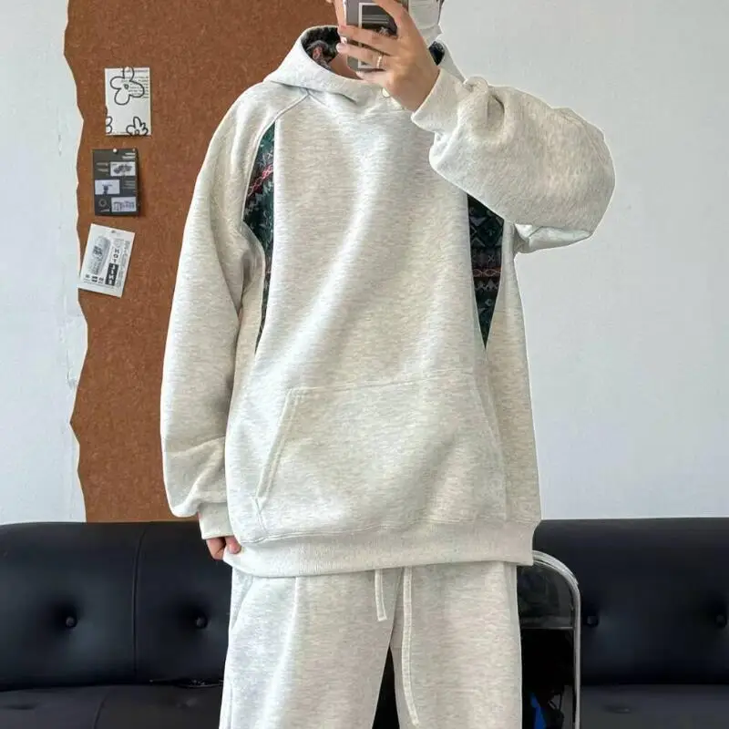 ملابس رجالية سترة قميص ربيع الخريف الملابس موضة Y2K الاتجاه معطف هوديي الترفيه سستة مقنعين ملابس منزلية الشباب الزي جديد #5