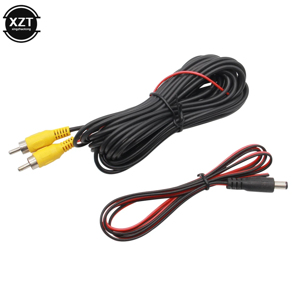 Cámara de visión trasera para coche, Cable RCA DC de 6m, Cable de vídeo para Monitor Multimedia inverso, accesorio de extensión