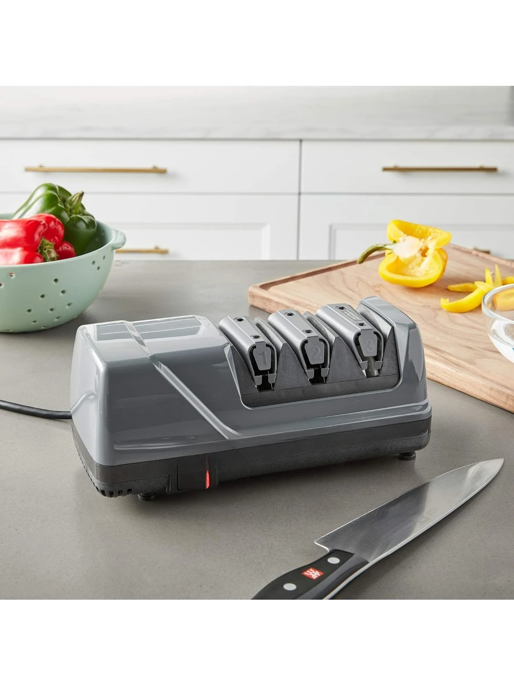 Christmas.Triple Diamond 3 Stage Electric Knife Sharpener