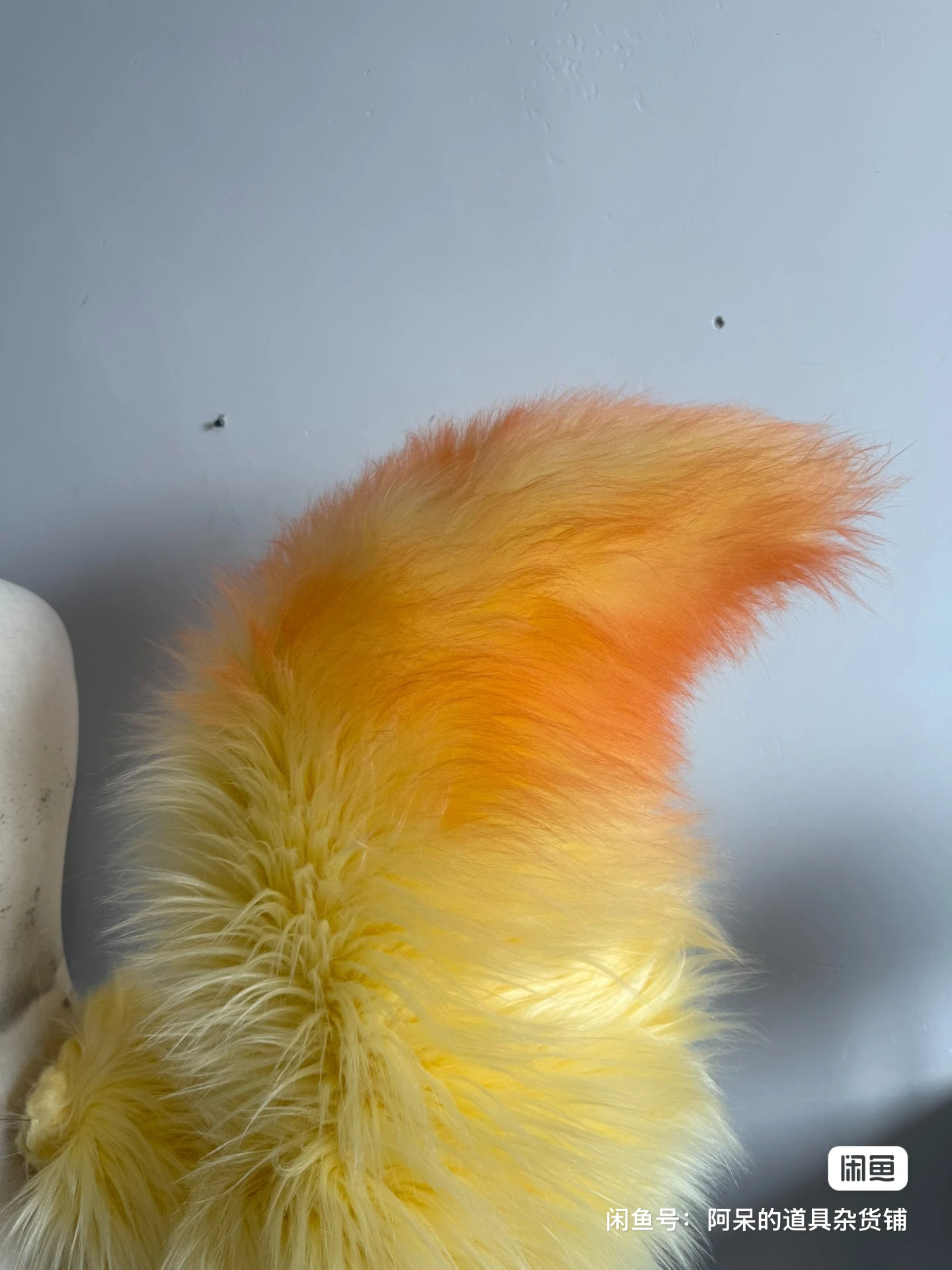 Game Honor of Kings Veera Fox Tail LOL Cosplay Prop Plush Tail for Halloween Carnival Party Accessories