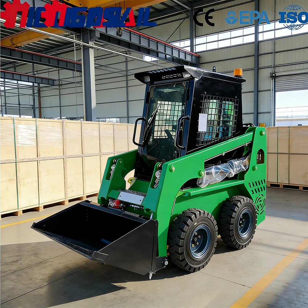 

Small Skid Steer Loader CE Approved Euro 5 Stable Performance Durable for Orchard Building Site
