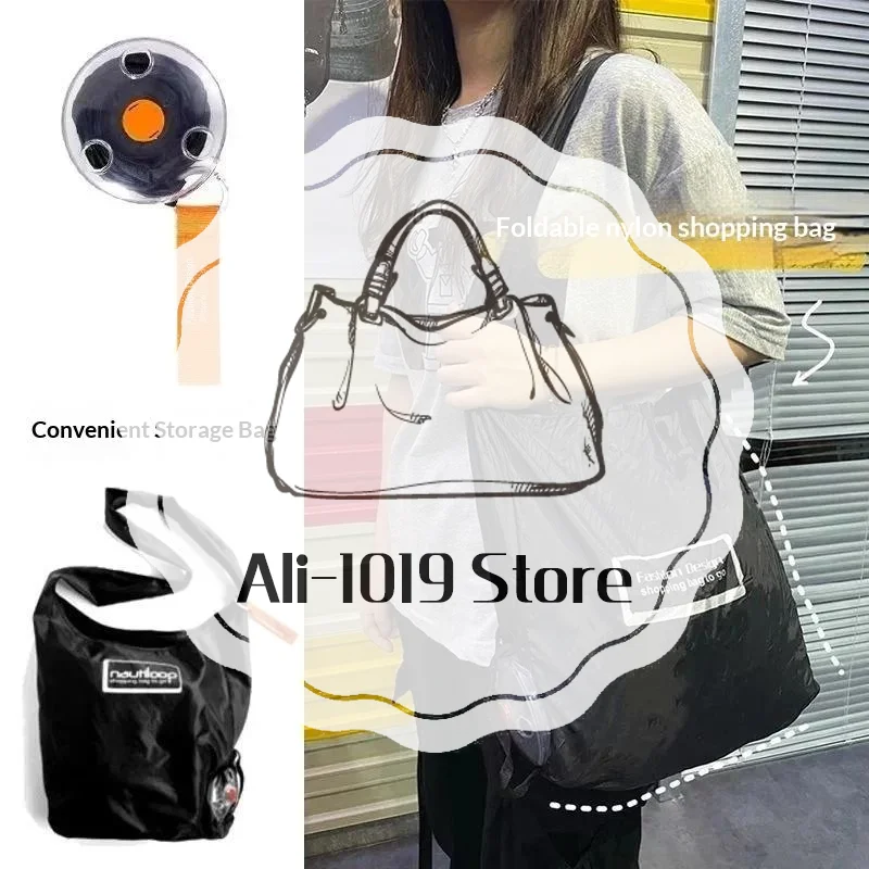 Home Foldable Retractable Supermarket Shopping Storage Bag Eco Friendly Reusable Ultra Compact Portable