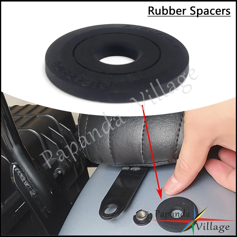 Entretoise de joint en caoutchouc pour siège de garde-boue arrière de moto, pour Harley Dyna Touring Street Bob Road Glide Sportster Electra RoadKing