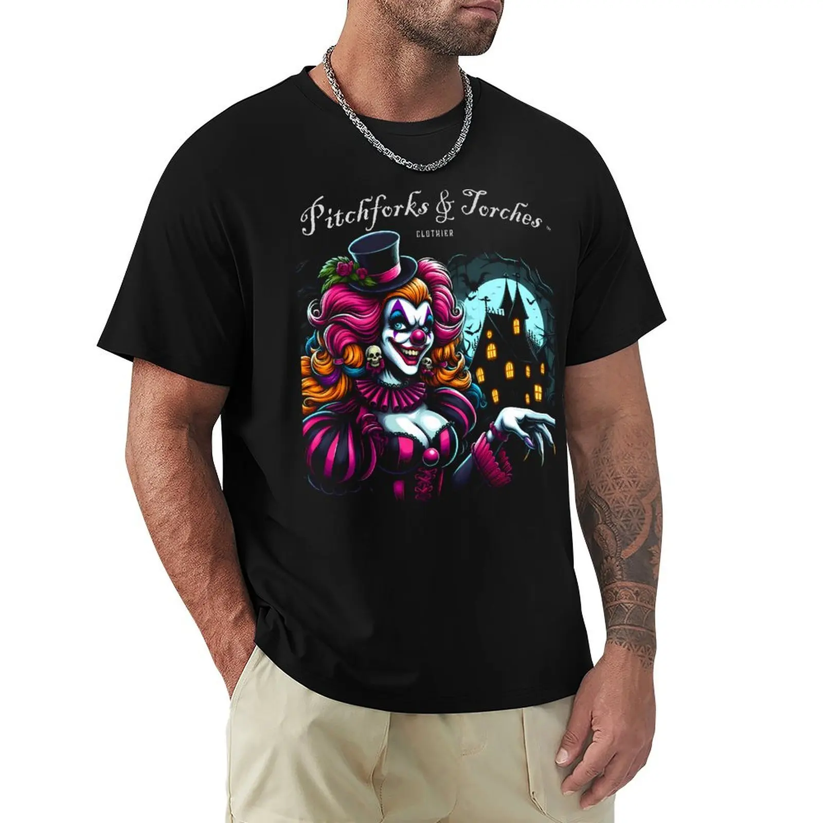 

Pitchforks & Torches tm - Maiden of Mischief T-Shirt Summer Holiday T-Shirt