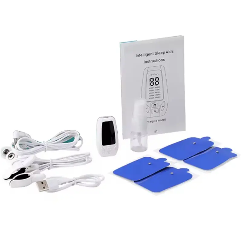 A55X-2X 10 modalità Dispositivo di ausilio al sonno Microcorrente CES Strumento per dormire Insonnia Ansia Depressione Macchina per dormire veloce