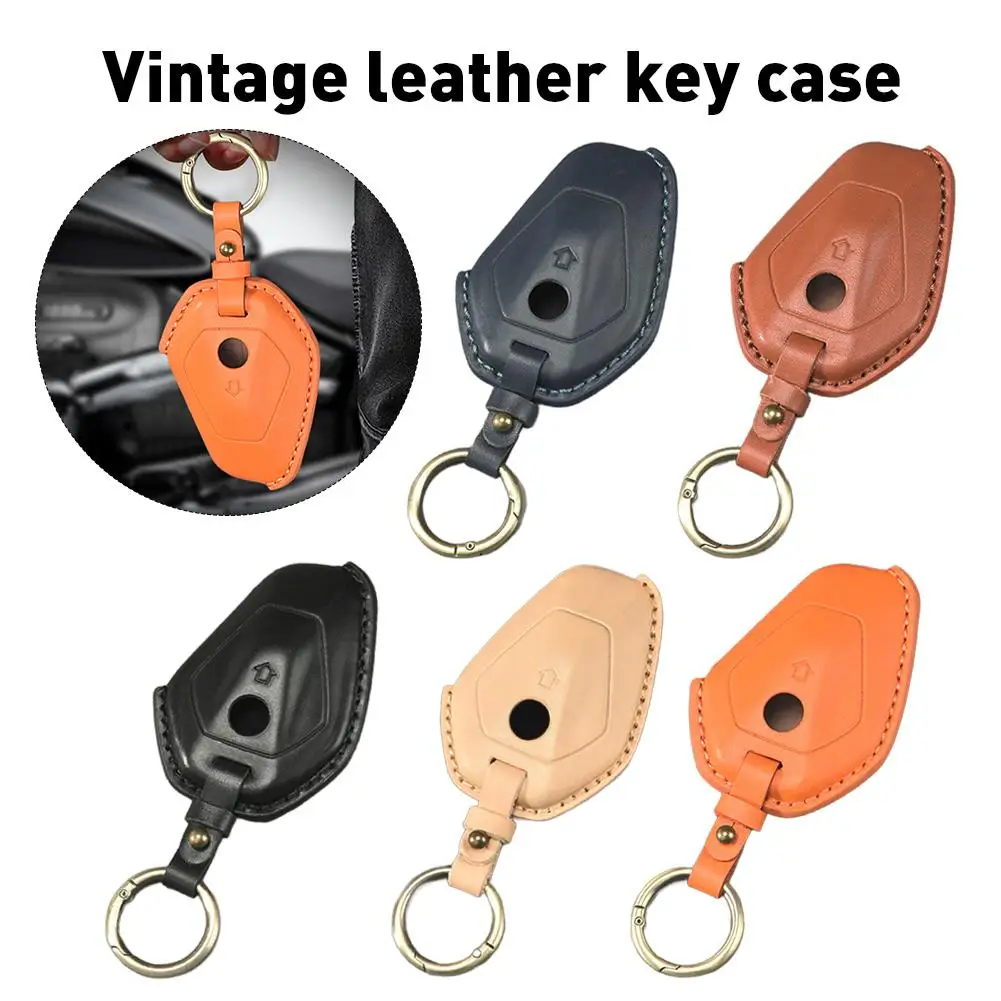 

Motorcycle Leather Key Case For BMW R1200GS Water Bird / R12-Cowhide Leather Case, Motorcycle Key Pouch, Modification Acces M7O4