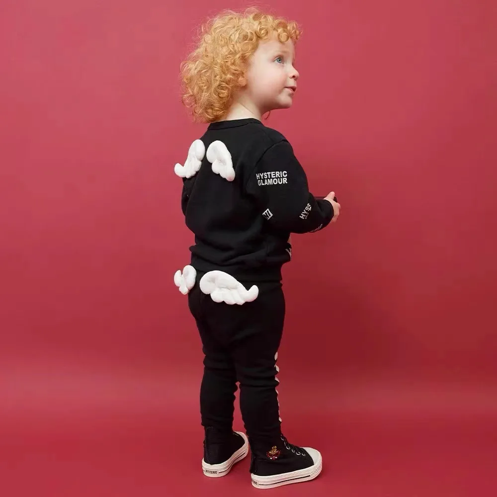 

Clothes Boys Fall/Winter 2023 Make Pattern Children's Cotton Pullover Sweatshirt + Sweatpants