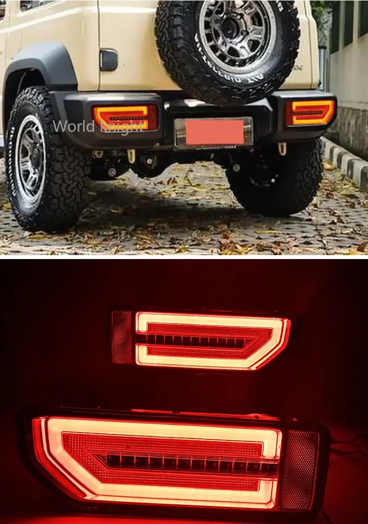 2 pz per Suzuki JIMNY 2019 2020 LED fanale posteriore indicatore di direzione luce freno lampada di retromarcia riflettore luce di Stop fanale