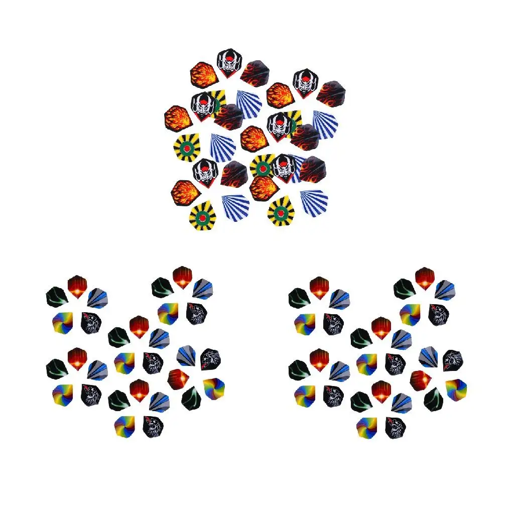 

Standard Dart Flights PET Durable Multicolor Dart Accessories Professional Darts Set for Dart Game