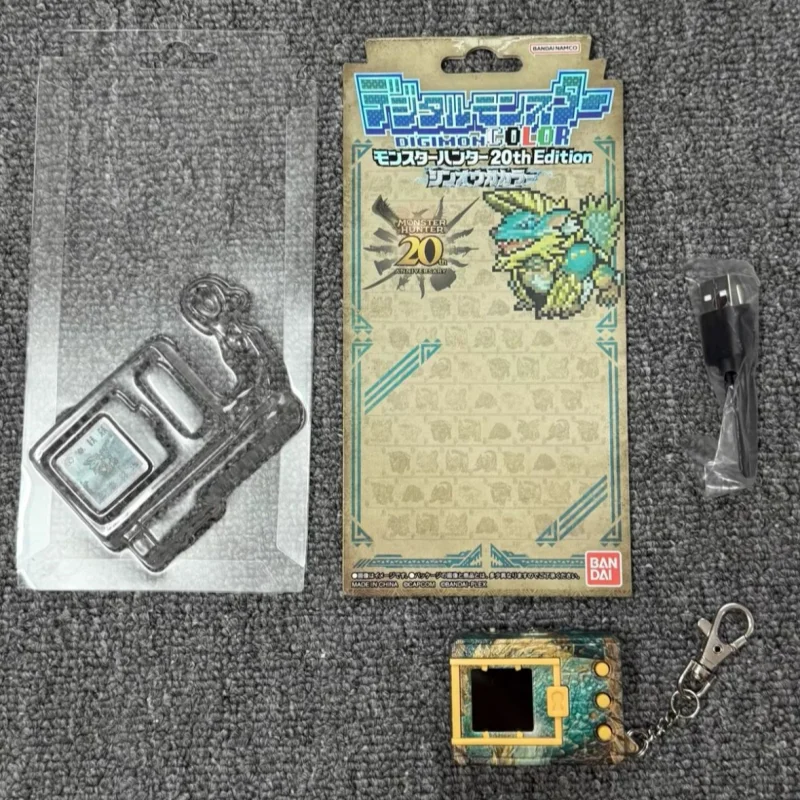 Bandai Digital Monster Color Monster Hunter 20th Anniversary Collaboration Rathalos Zinogre Electronic Portable Pet Keychain