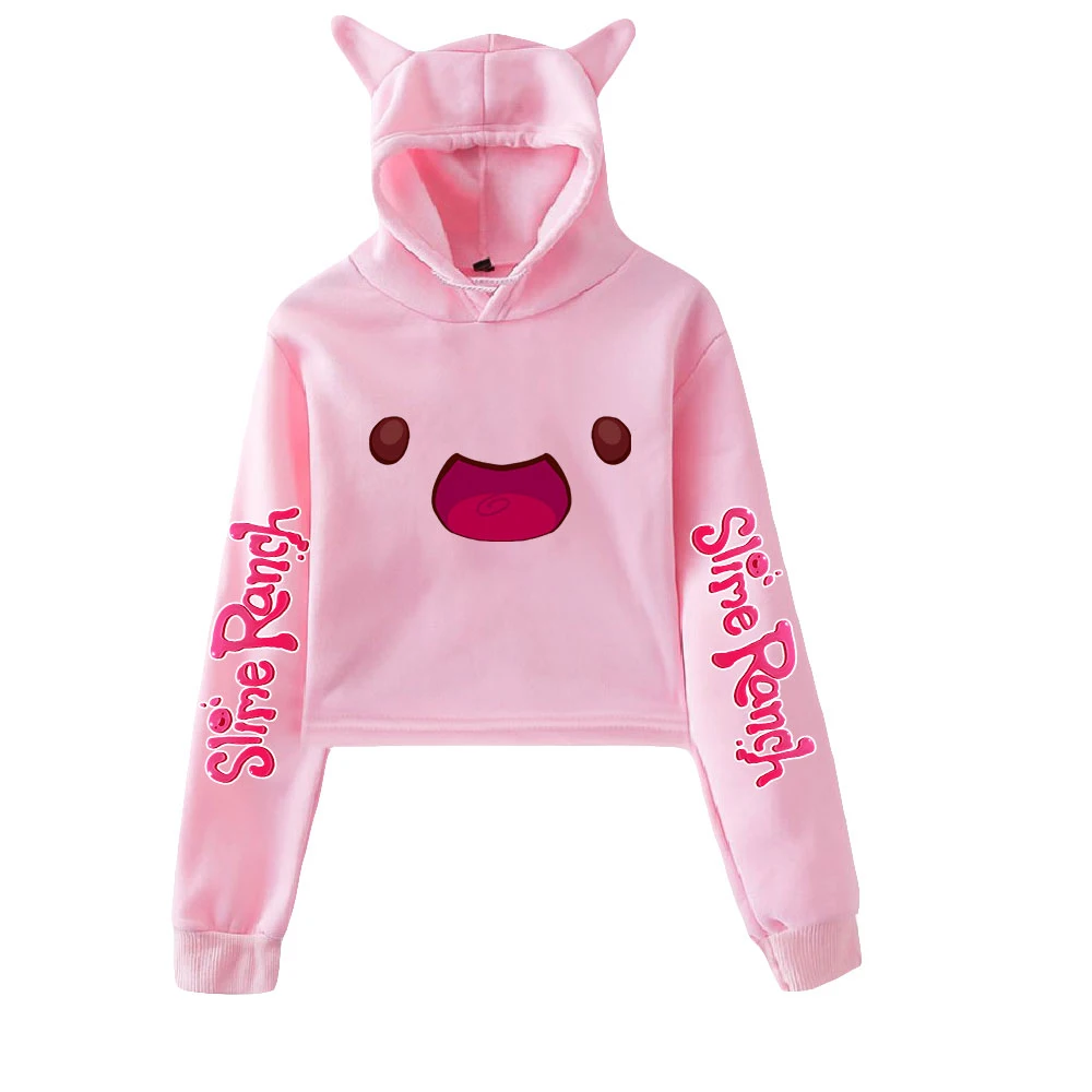 

Slime Rancher Cropped Hoodie Crop Top Women's Hoodie Streetwear Slime Rancher Sweatshirts Girls Clothing