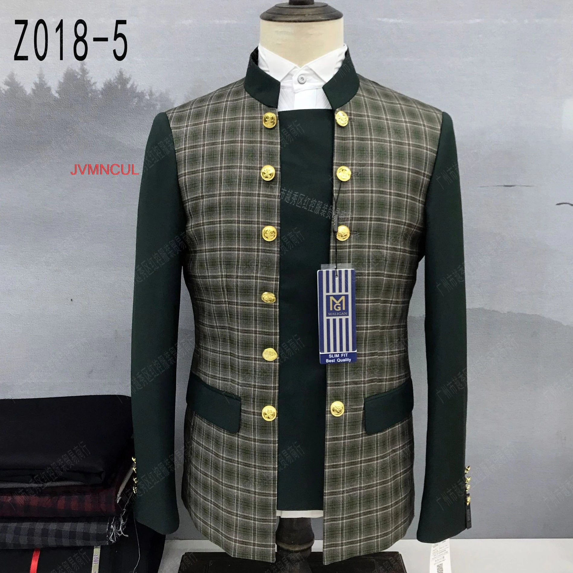 

JVMNCUL traje de hombre formal trajes vestidos de noche elegantes 2026 Mainland China COTTON Single Breasted Smart Casual Knit