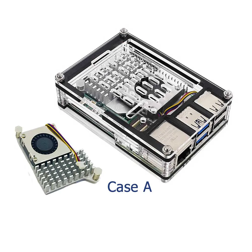 Raspberry Pi 5 2GB 4GB 8GB RAM Dev Board Computer 2.4GHz Cortex-A76 CPU VideoCore VII GPU Opcjonalny zasilacz wentylatora do Pi5